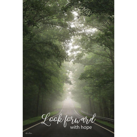 Look Forward with Hope Gold Ornate Wood Framed Art Print with Double Matting by Deiter, Lori