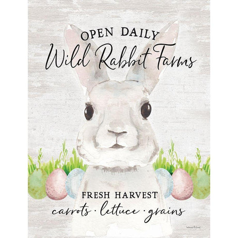 Wild Rabbit Farms 1 Gold Ornate Wood Framed Art Print with Double Matting by Lettered and Lined