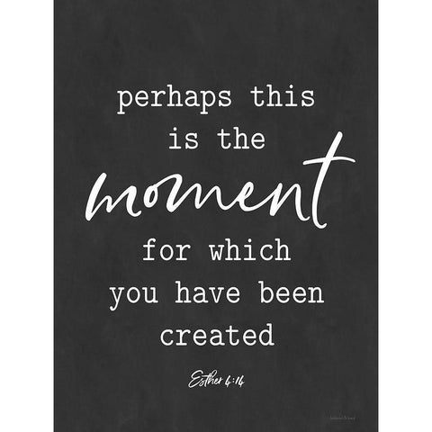 This is the Moment Black Modern Wood Framed Art Print with Double Matting by lettered And lined