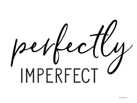 Perfectly Imperfect Black Ornate Wood Framed Art Print with Double Matting by lettered And lined