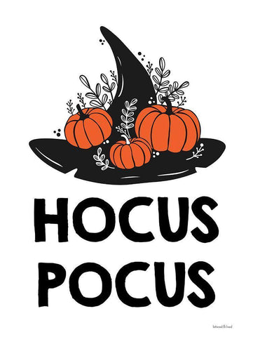 Hocus Pocus Black Ornate Wood Framed Art Print with Double Matting by Lettered and Lined