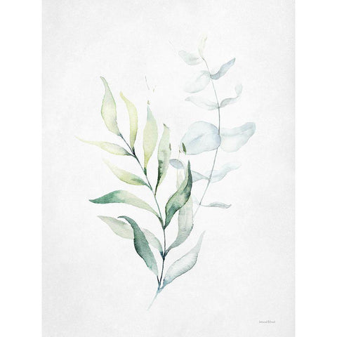 Leafy Retreat 1 White Modern Wood Framed Art Print by Lettered and Lined