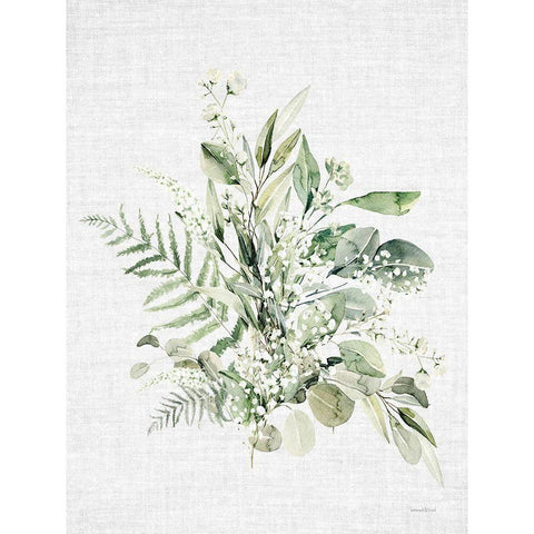 Leafy Retreat 8 White Modern Wood Framed Art Print by Lettered and Lined