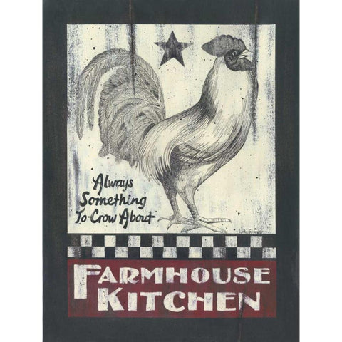 Farmhouse Kitchen Gold Ornate Wood Framed Art Print with Double Matting by Spivey, Linda