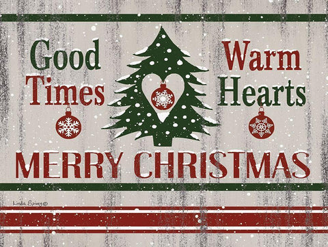 Farmhouse Christmas Black Ornate Wood Framed Art Print with Double Matting by Spivey, Linda