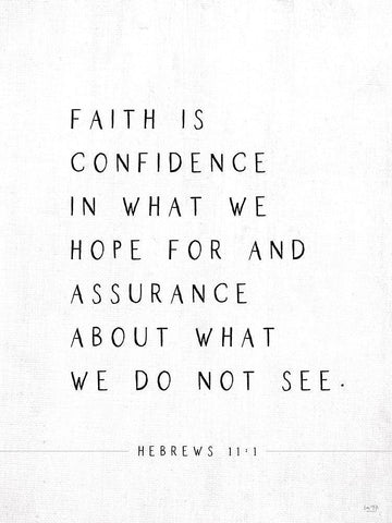 Faith is Confidence White Modern Wood Framed Art Print with Double Matting by Lux + Me Designs