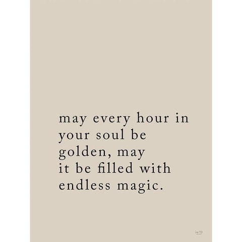Endless Magic Gold Ornate Wood Framed Art Print with Double Matting by Lux - Me Designs