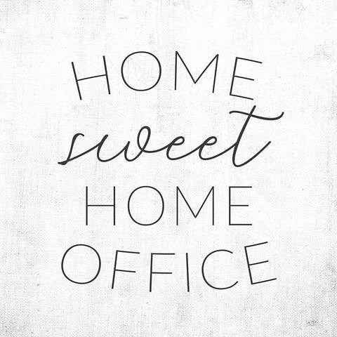 Home Sweet Home Office Gold Ornate Wood Framed Art Print with Double Matting by Lux + Me Designs