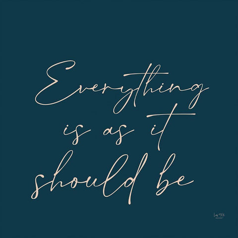 Everything isâ€¦ Black Modern Wood Framed Art Print by Lux + Me Designs