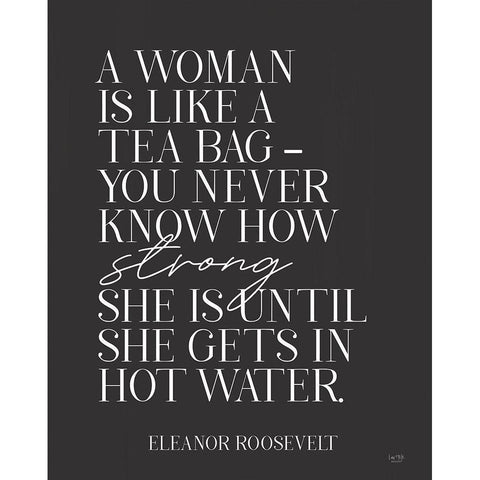 Hot Water Black Modern Wood Framed Art Print with Double Matting by Lux + Me Designs