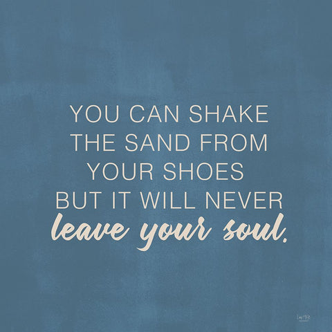 Never Leave Your Soul Black Modern Wood Framed Art Print by Lux + Me Designs