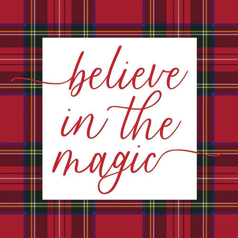 Believe in the Magic    Black Ornate Wood Framed Art Print with Double Matting by Lux + Me Designs