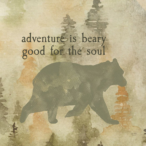 Adventure Isâ€¦ Black Ornate Wood Framed Art Print with Double Matting by Lux + Me Designs