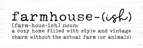 Farmhouse-ish Black Ornate Wood Framed Art Print with Double Matting by Lux + Me Designs