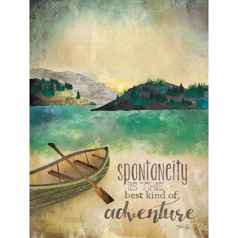 Adventure White Modern Wood Framed Art Print by Rae, Marla