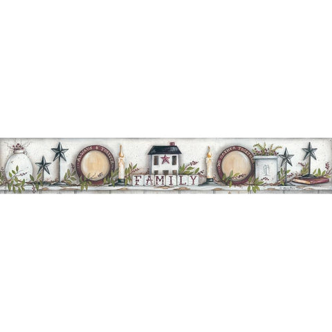 Always and Forever Black Modern Wood Framed Art Print by June, Mary Ann