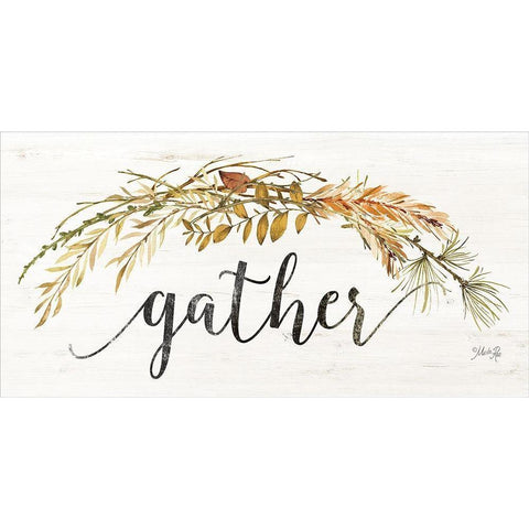 Gather Gold Ornate Wood Framed Art Print with Double Matting by Rae, Marla