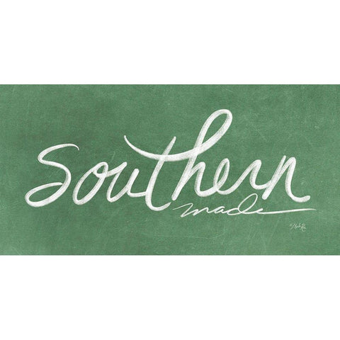 Southern Made White Modern Wood Framed Art Print by Rae, Marla