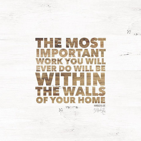 Within the Walls of Your Home Black Ornate Wood Framed Art Print with Double Matting by Rae, Marla