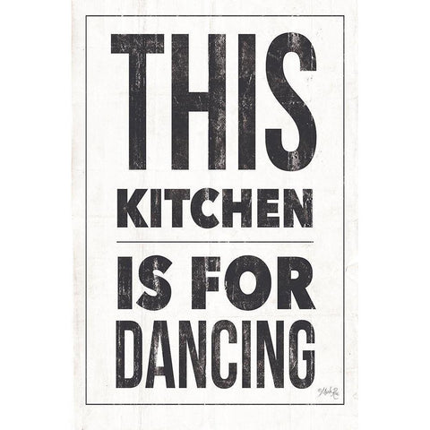 This Kitchen White Modern Wood Framed Art Print by Rae, Marla