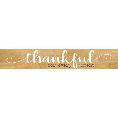 Thankful White Modern Wood Framed Art Print by Rae, Marla