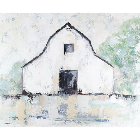 Rustic Barn Black Modern Wood Framed Art Print by Kissell, Mackenzie