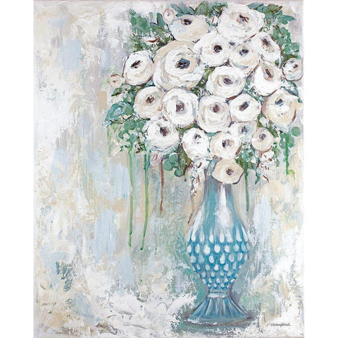 Elegant Floral Black Modern Wood Framed Art Print by Kissell, Mackenzie