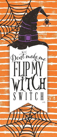 Witch Switch   Black Ornate Wood Framed Art Print with Double Matting by Michelle, Misty