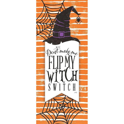 Witch Switch   Black Modern Wood Framed Art Print with Double Matting by Michelle, Misty