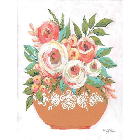 Harvest Gold Black Modern Wood Framed Art Print by Norman, Michele