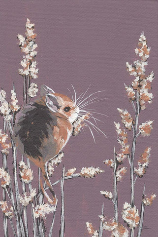 Field of Dreams White Modern Wood Framed Art Print with Double Matting by Norman, Michele