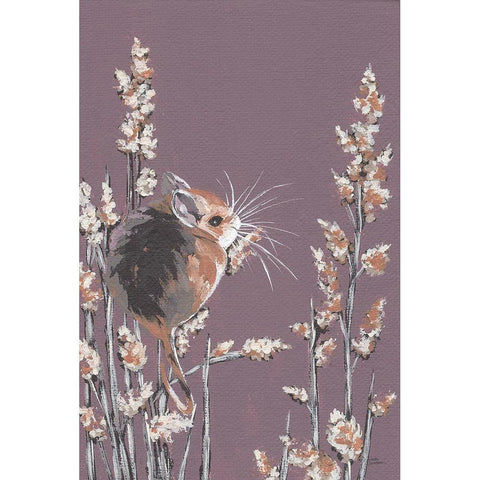 Field of Dreams Black Modern Wood Framed Art Print with Double Matting by Norman, Michele