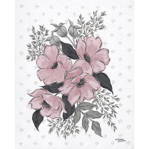 Harper Black Modern Wood Framed Art Print by Norman, Michele