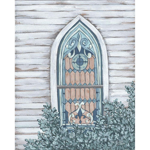 Going to the Chapel   Black Modern Wood Framed Art Print with Double Matting by Norman, Michele