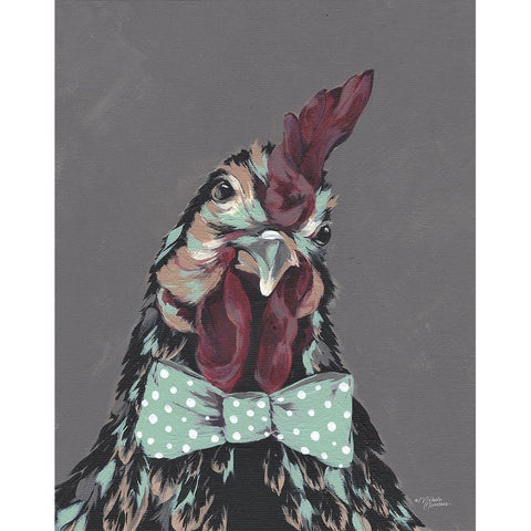 Dapper Dude Gold Ornate Wood Framed Art Print with Double Matting by Norman, Michele