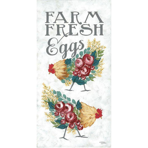 Farm Fresh Black Modern Wood Framed Art Print by Norman, Michele