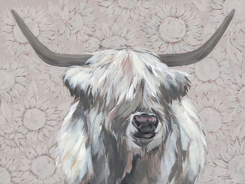 Bonnie Black Ornate Wood Framed Art Print with Double Matting by Norman, Michael