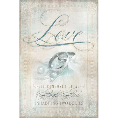 Single Soul I Black Modern Wood Framed Art Print with Double Matting by Mollie B.