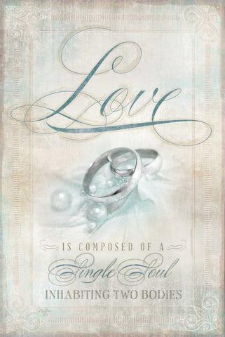 Single Soul I Black Ornate Wood Framed Art Print with Double Matting by Mollie B.