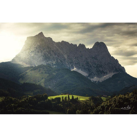 In the Spotlight II White Modern Wood Framed Art Print by Podt, Martin