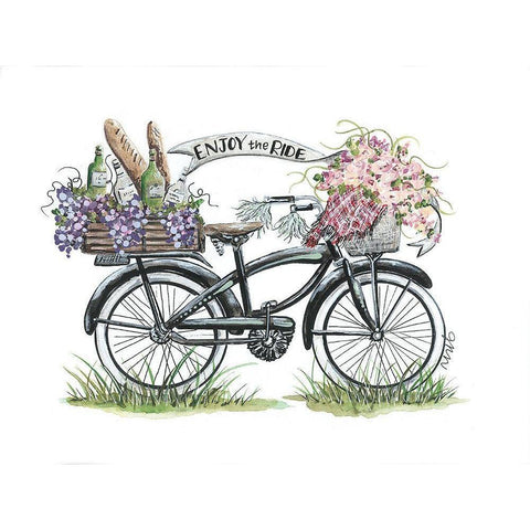 Life is Beautiful White Modern Wood Framed Art Print by Norkus, Julie