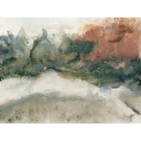 Calming 2   White Modern Wood Framed Art Print by Norkus, Julie