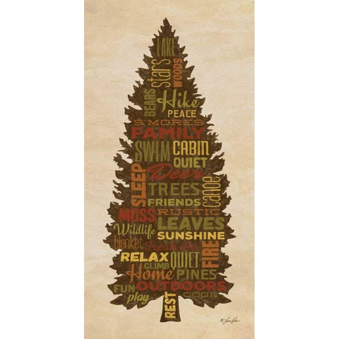 At the Lake White Modern Wood Framed Art Print by Rader, Lauren