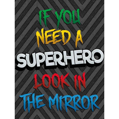 Look in the Mirror White Modern Wood Framed Art Print by Rader, Lauren