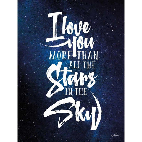 More than All the Stars Gold Ornate Wood Framed Art Print with Double Matting by Rader, Lauren