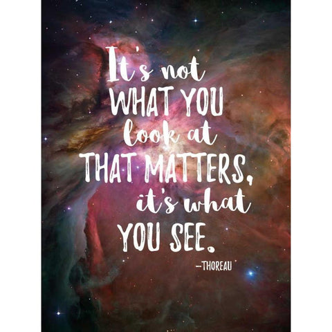 Its What You See White Modern Wood Framed Art Print by Rader, Lauren