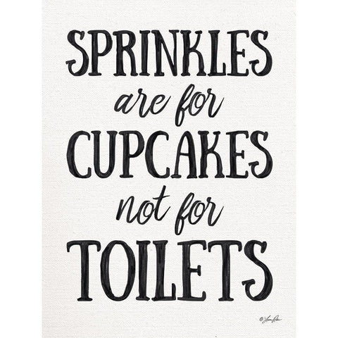 Sprinkles White Modern Wood Framed Art Print by Rader, Lauren