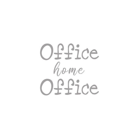 Office Home Office White Modern Wood Framed Art Print by Rader, Lauren