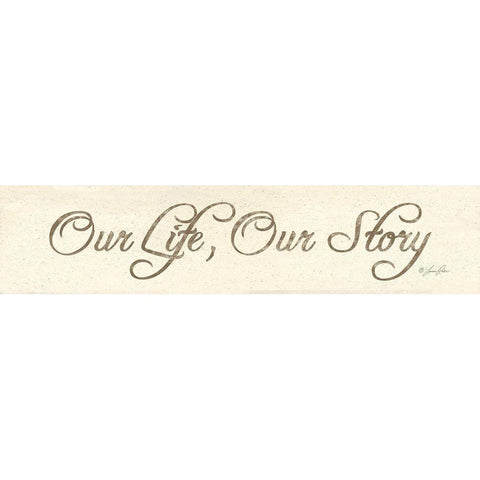 Our Life-Our Story Gold Ornate Wood Framed Art Print with Double Matting by Rader|Lauren
