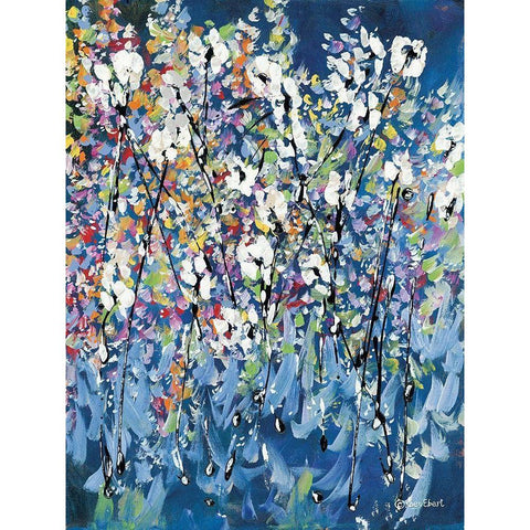 Better Together II White Modern Wood Framed Art Print by Ebert, Roey